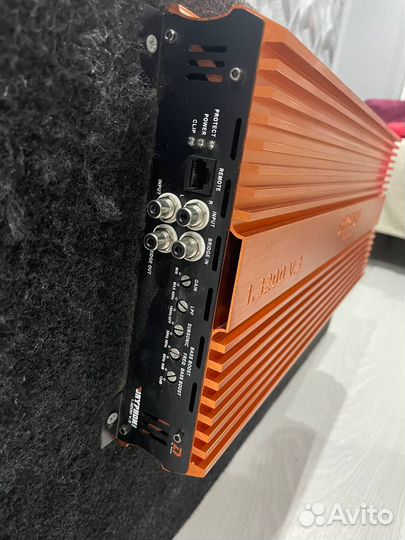 Сабвуфер 3000 watt Dynamic State и усилитель