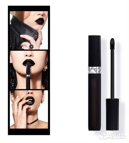 Черная помада dior