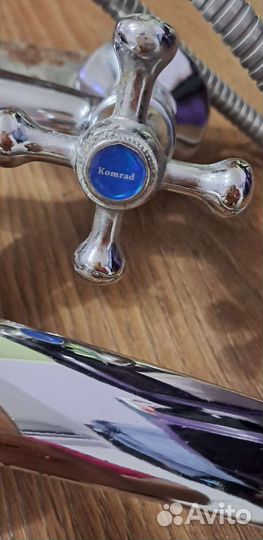 Смеситель на запчасти, лейка, гусак, шланк