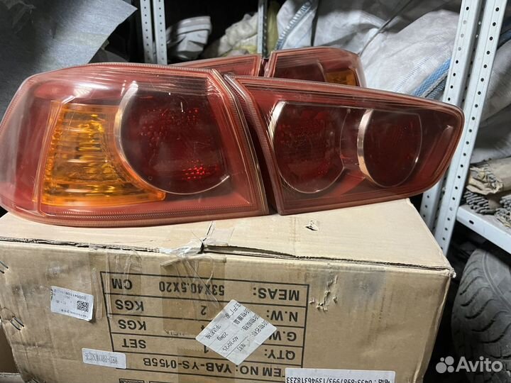 Фонари mitsubishi lancer x