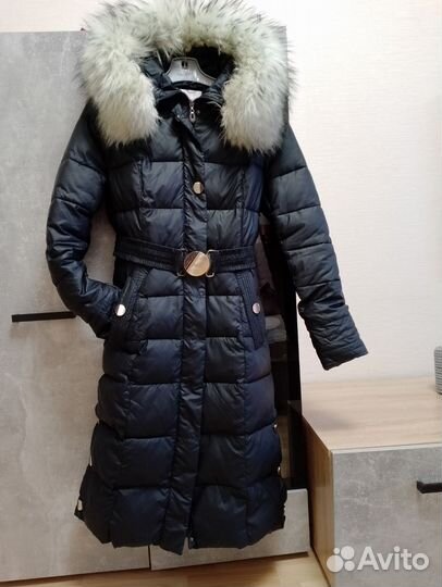 Пуховик женский длинный 44 46