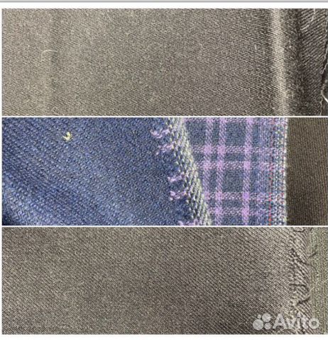 Отрезы ткани СССР шерсть фиолетовая продана