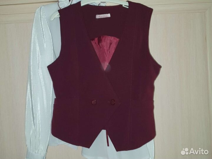 Пиджак жилет блузка