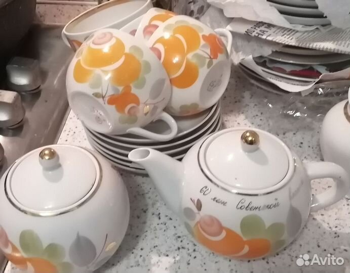 Советский фарфор на добор сервизам