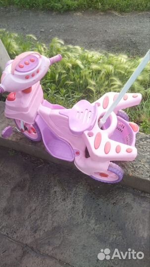 Детский велосипед с ручкой бу