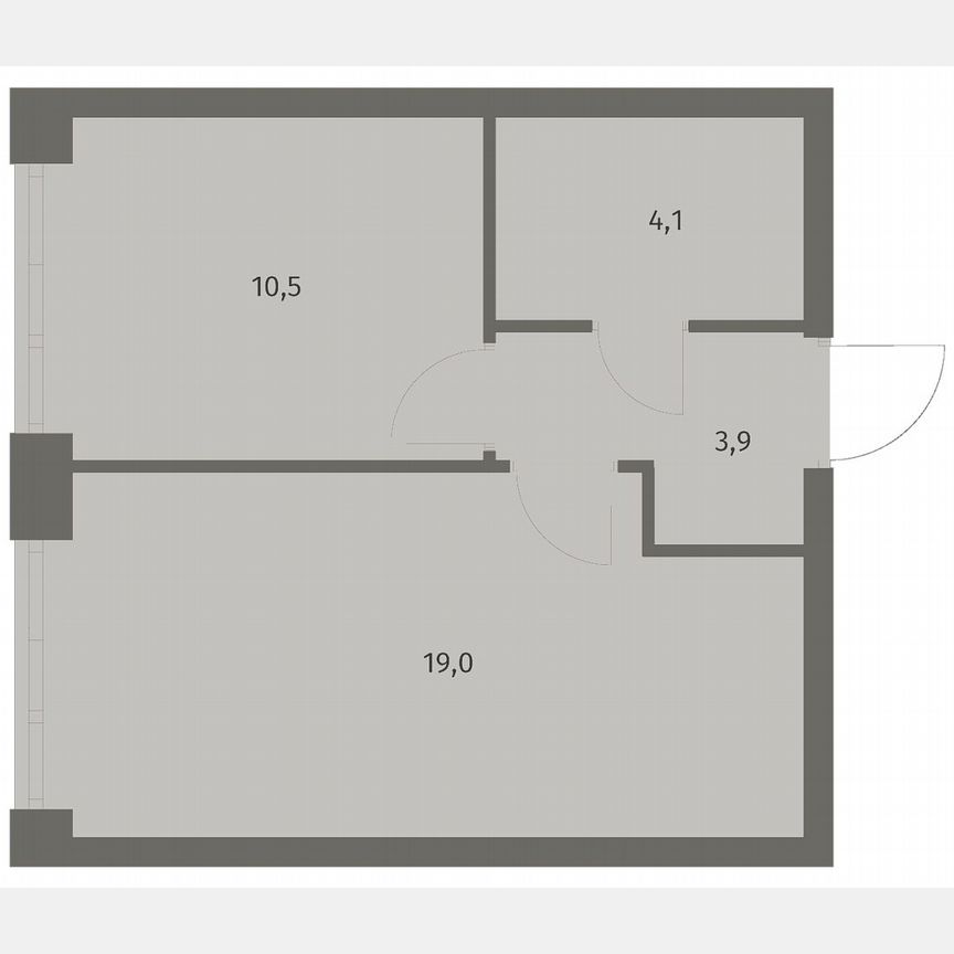 1-к. квартира, 37,7 м², 3/11 эт.