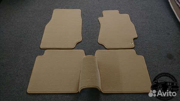 Автоковрики для Toyota Mark II JZX90, бежевые
