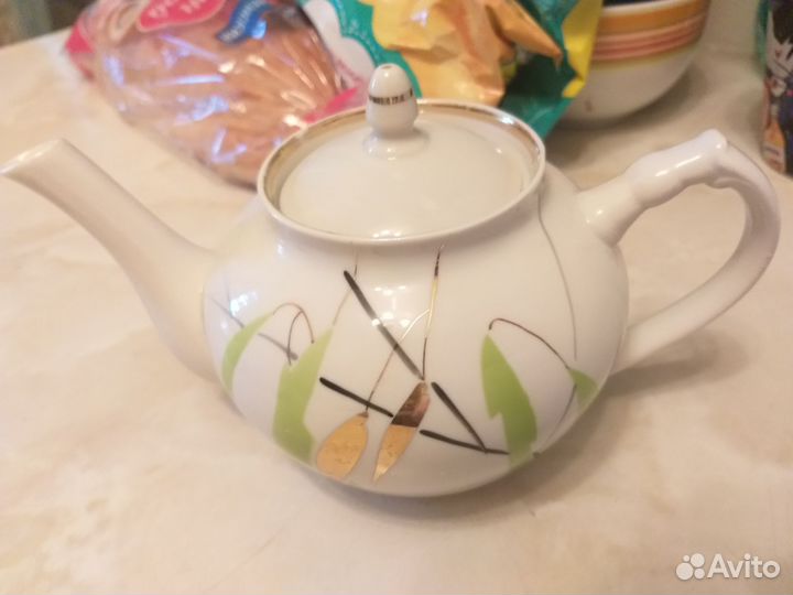 Чайный сервиз пальма ива Дулево (13 предметов)