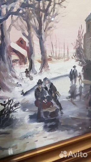 Картина винтажная. Антиквариат из Италии