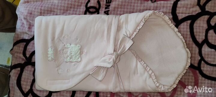 Конверт на выписку для девочки весна лето осень