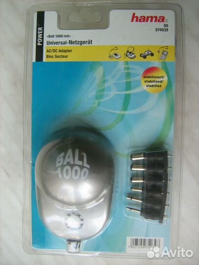 Блок питания Hama универсальный от 3 до 12В