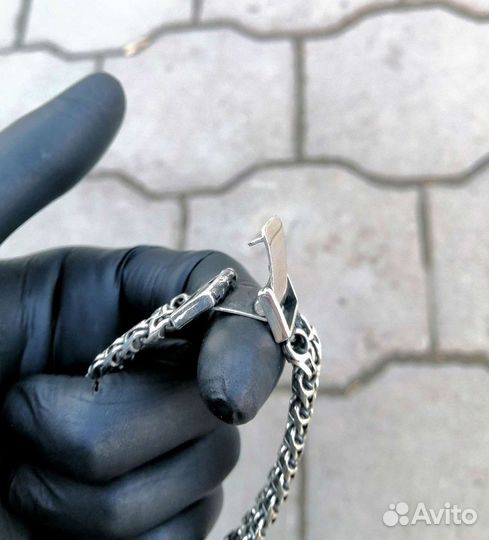 Серебряный браслет император новый 925 пробы