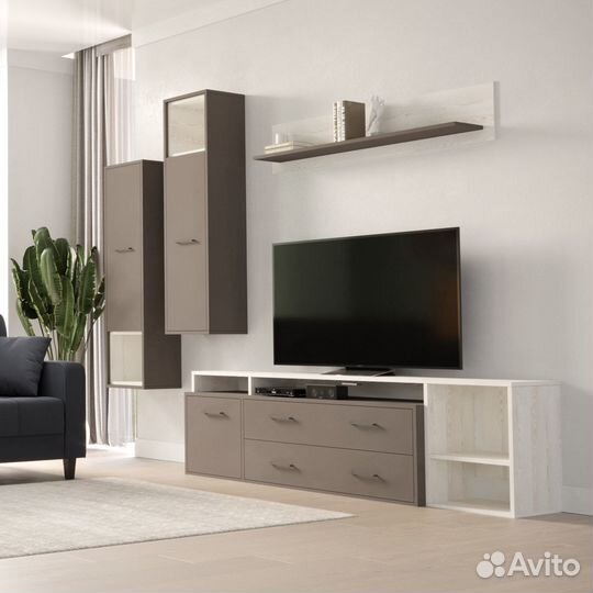 Тв-тумба Кеге-951ne дуб эвок прибрежный под тв тел