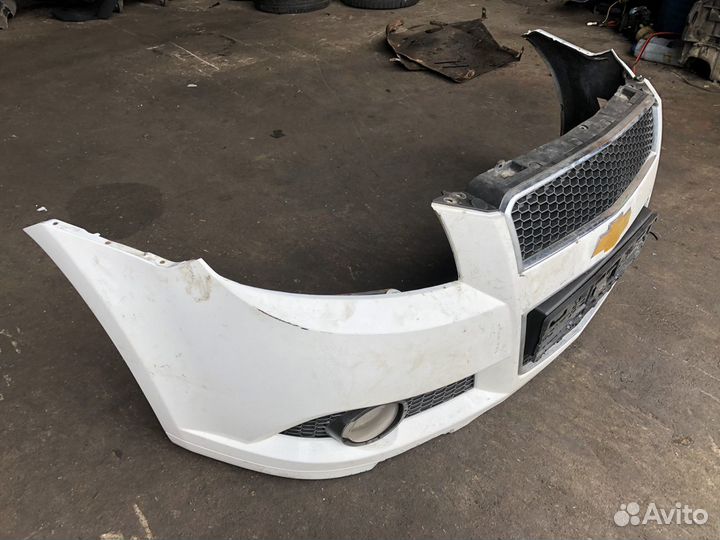 Бампер передний chevrolet aveo t250 хетч