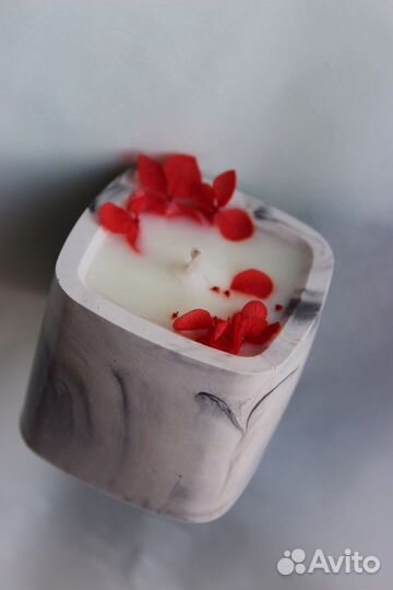 Ароматическая свеча ручной работы