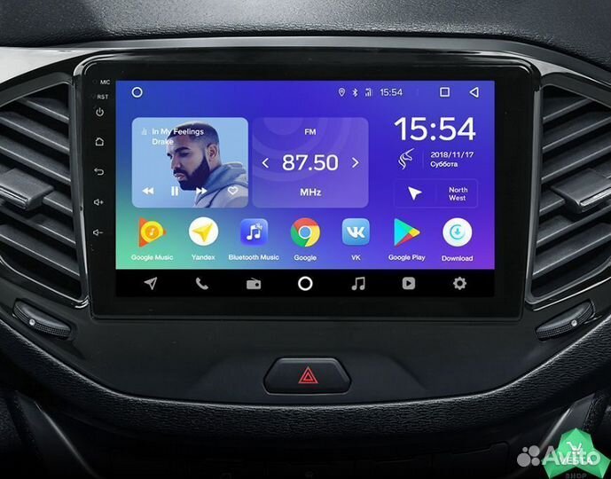 Автомагнитола на все авто, диагнональ 10.1