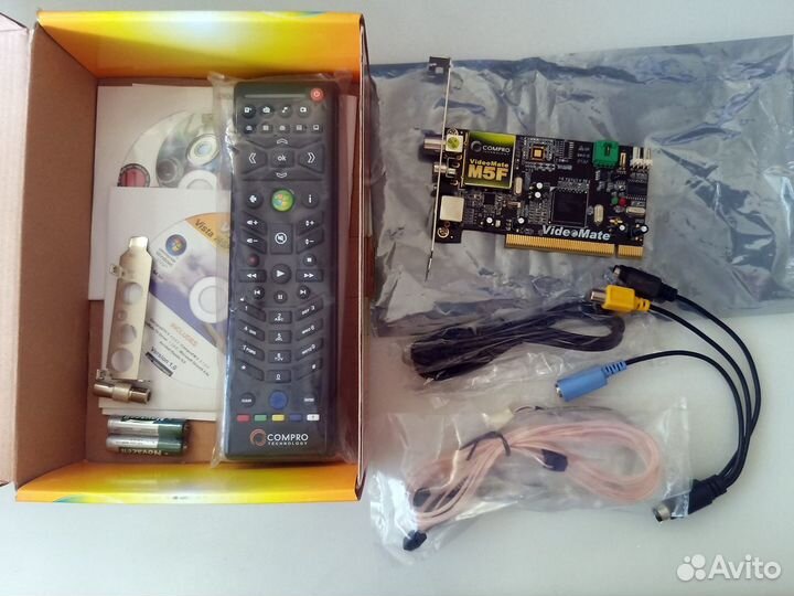 TV/FM тюнер с MCE-пультом Videomate Vista M5F PCI