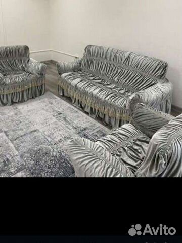 Чехлы на диван и два кресла