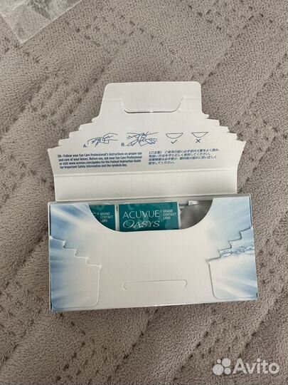 Линзы acuvue oasys двухнедельные -3,75