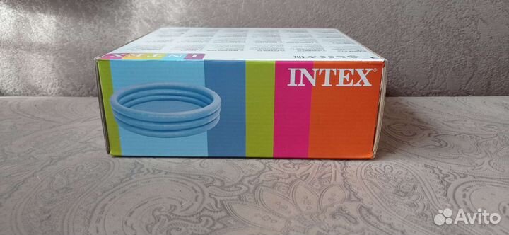 Детский надувной бассейн intex