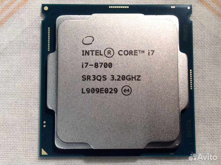 Intel Core i7-8700 CPU (New)
