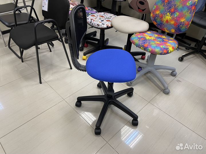 Кресло офисное chairman 250 синее