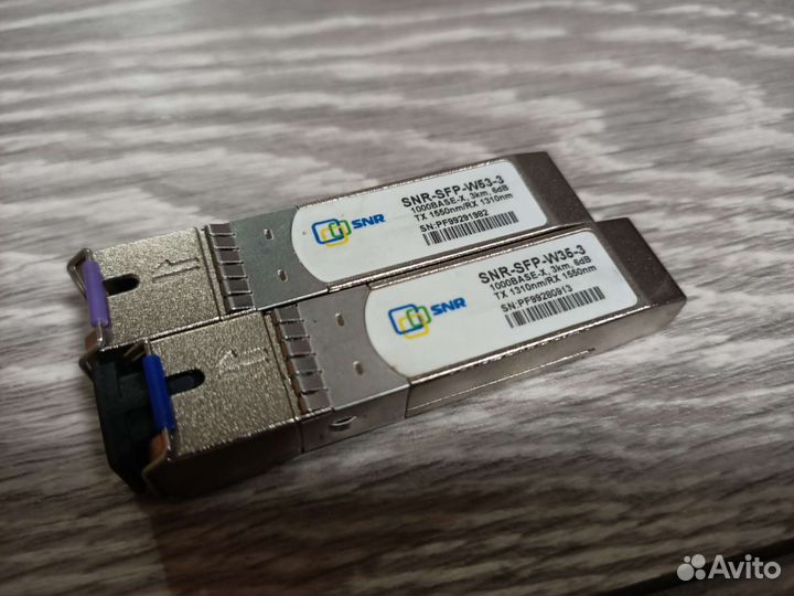 SFP модули SNR комплект 3км