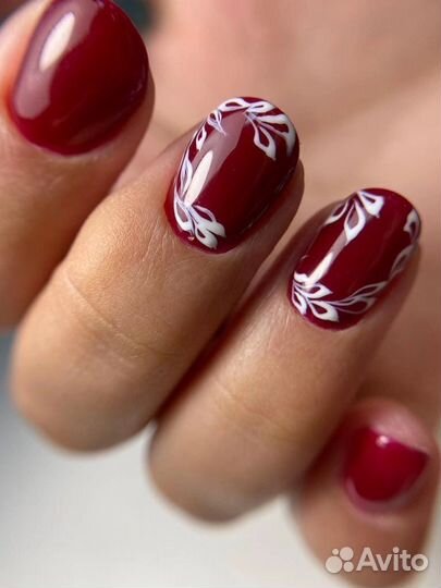 Маникюр наращивание