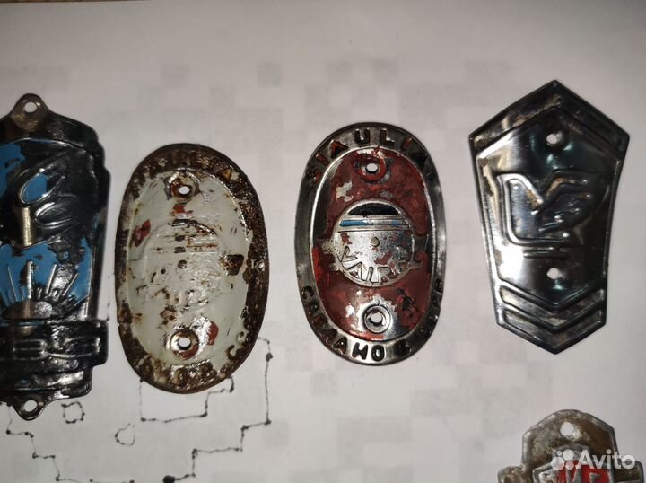 Набор 12 шт. Эмблема СССР вело