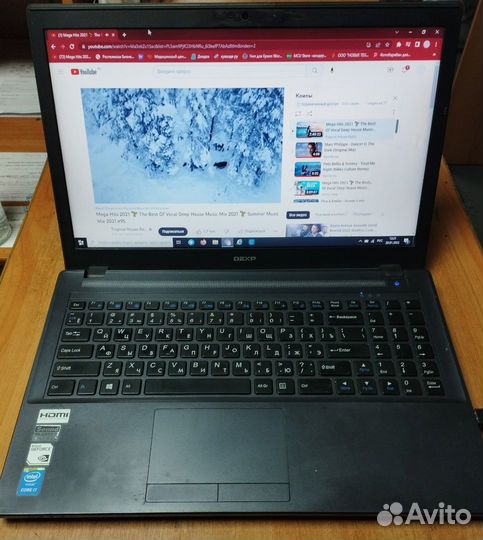 Игровой ноутбук dexp