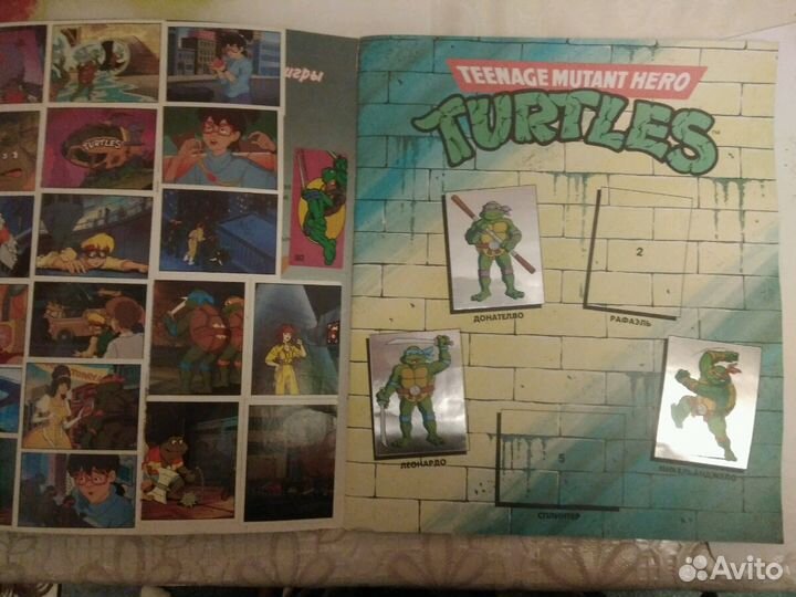 Комикс с наклейками