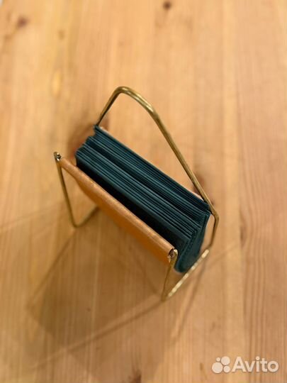 Салфетница из натуральной кожи