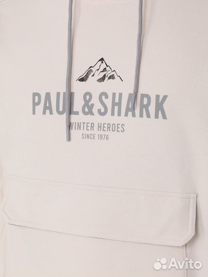 Худи хлопковое Paul & Shark