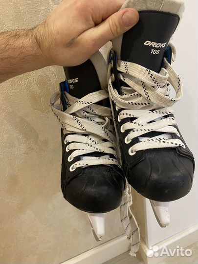 Коньки хоккейные детские 35 размер