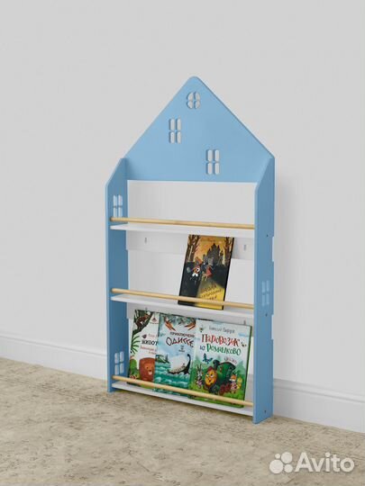 Стеллаж детский Монтессори для книг 