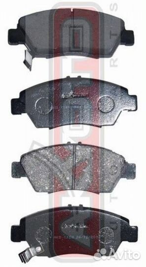 Akyoto AKD-1158 Колодки тормозные дисковые передни