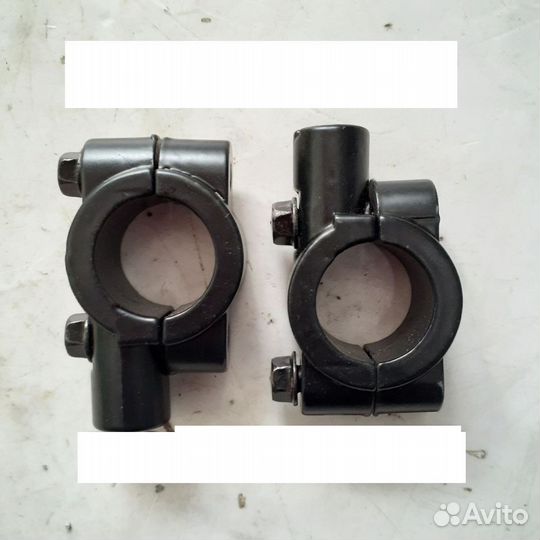 Крепление зеркал на руль