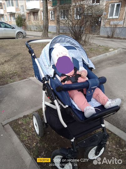 Коляска 2 в 1 adamex