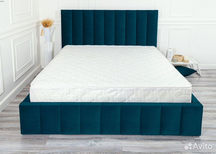 Кровать 160х200 морская волна Богема