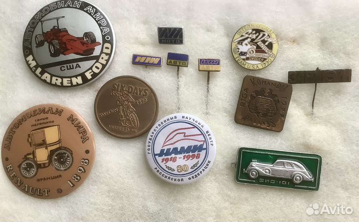 Мотоспорт медали значки сувениры