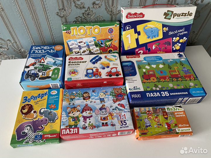 Игры/пазлы/развивающие пособия/детские книги