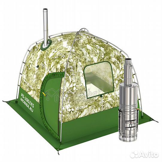 Походная баня Кайфандра К5 Мобиба рб-200 с печью