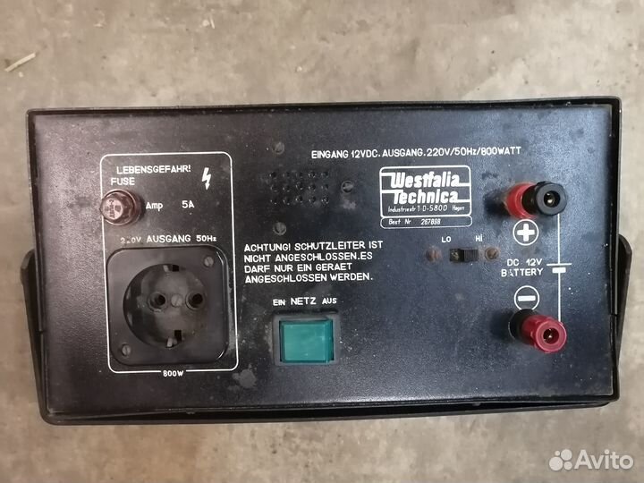 Преобразователь напряжения с12v в 220v