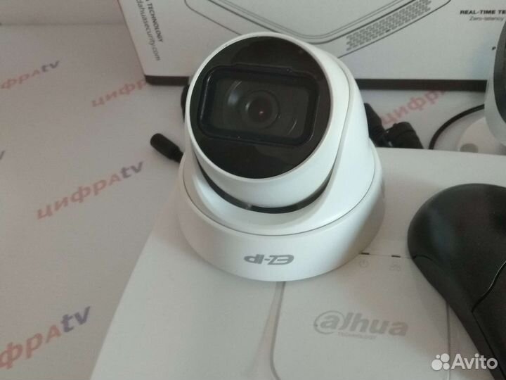 10 Камер IP видеонаблюдения 4Мп регистратор Dahua