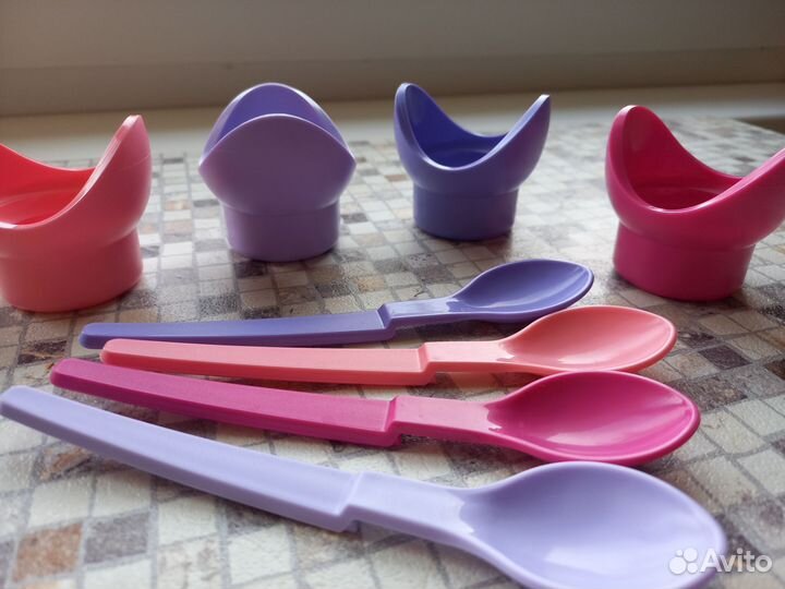 Подставка для яиц и ложки tupperware