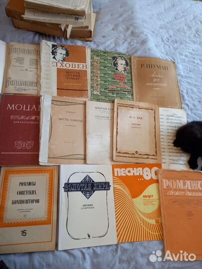 Ноты Бах, Бетховен, Моцарт,Шуман