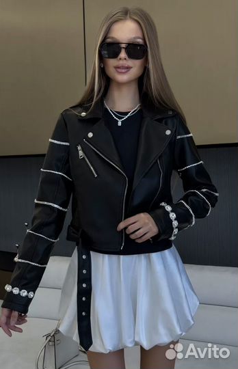 Косуха новая черная оверсайз M-XL