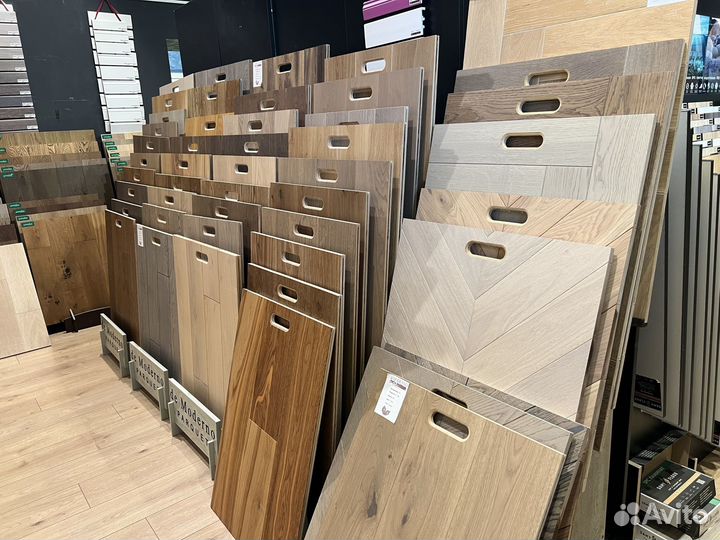 Паркетная доска елочка клеевая