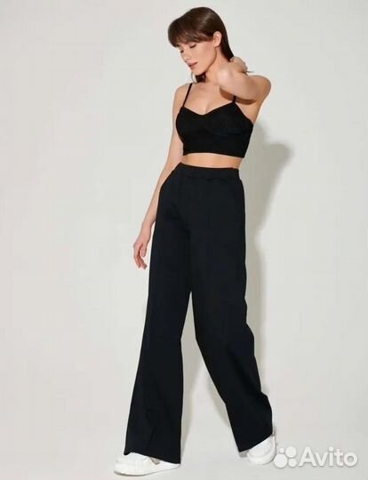 Брюки палаццо женские