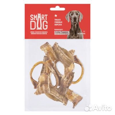 Smart Dog лакомства Трахея говяжья нарезка 48аг53